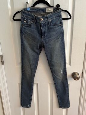 AG high rise Farrah Skinny Jean Womens size 23